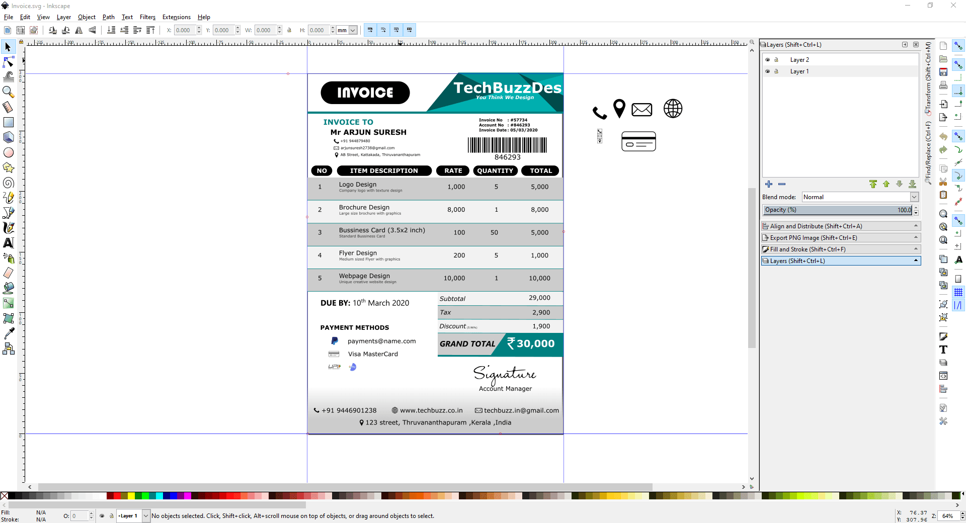 Invoice Design
