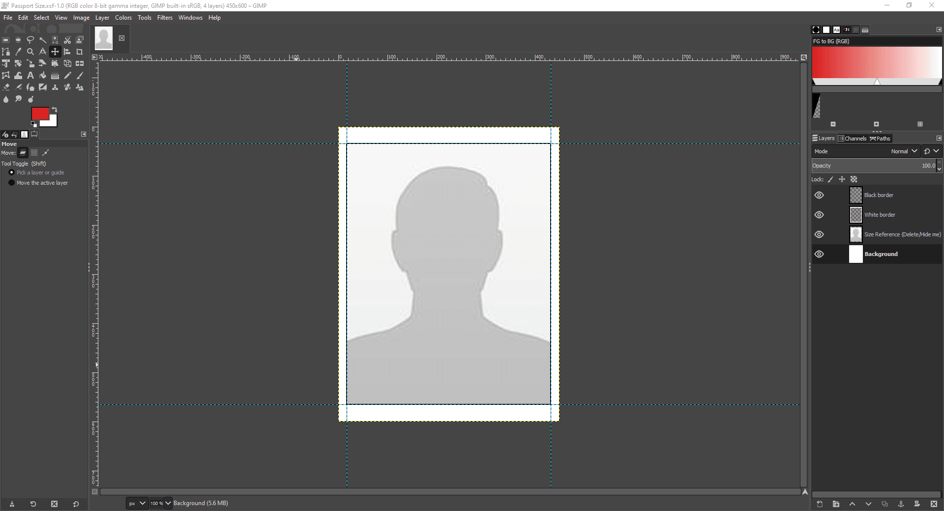 Single Photo Template