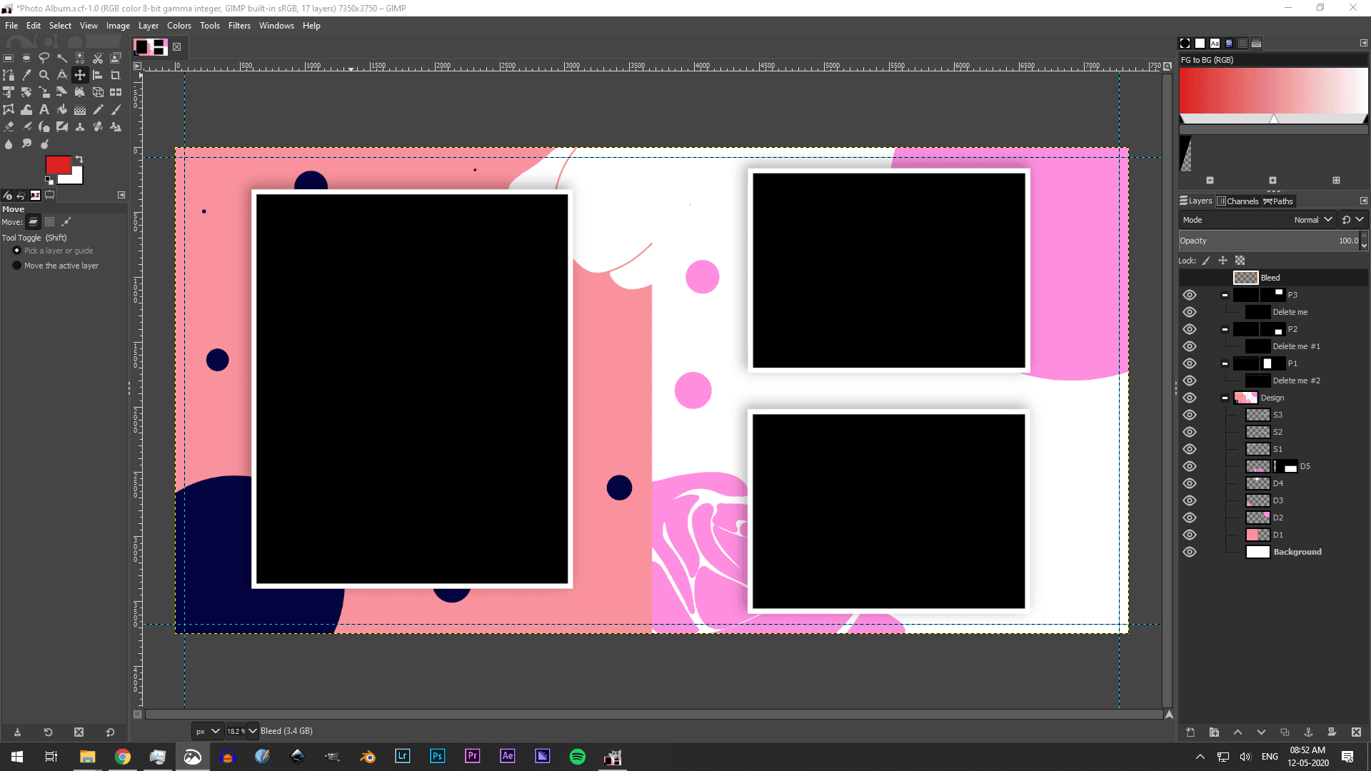 Photo Album layout preview