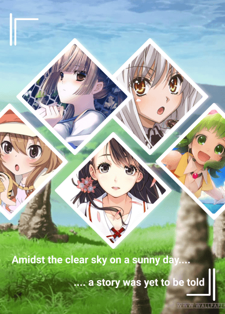 Photo collage template example