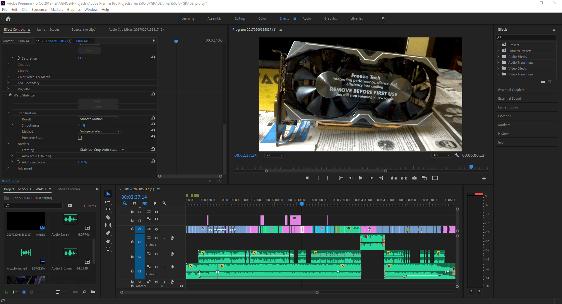 Premiere Pro Timeline - Upgrade 500