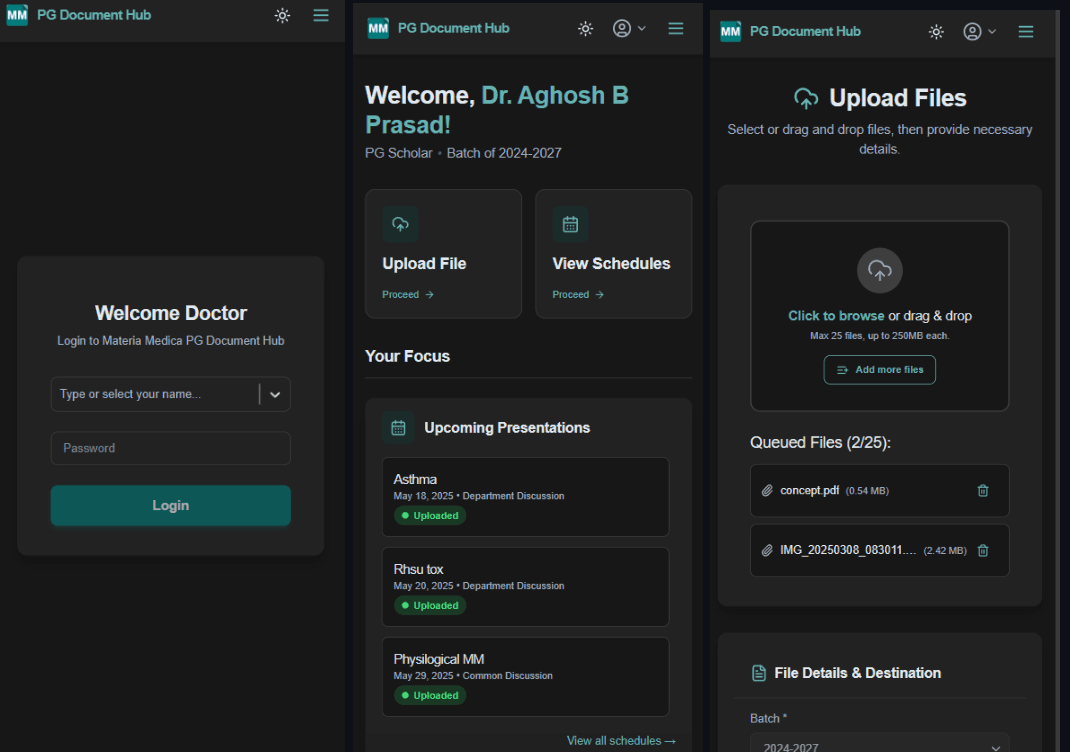 Document Management application for Postgraduate Scholars main visual